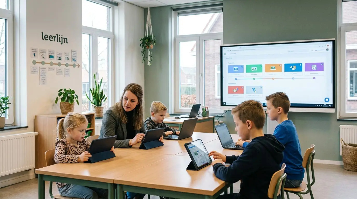 Leerlijn digitale geletterdheid in het basisonderwijs