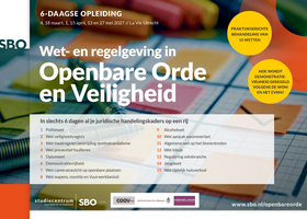 Opleiding Wet- en regelgeving in Openbare Orde en Veiligheid