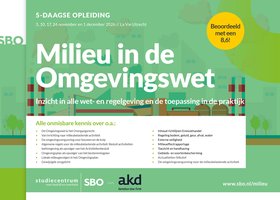 Opleiding Milieu in de Omgevingswet